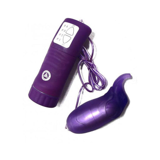 Mardi Gras Waterproof Egg With Silicone Elephant Sleeve- Purple | SexToy.com