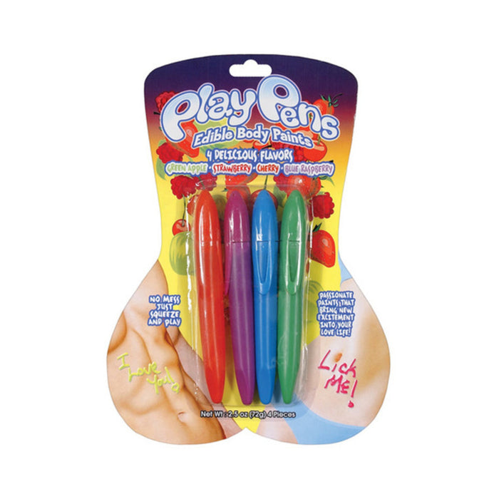 Play Pen Edible Body Paints 4 Pack | SexToy.com