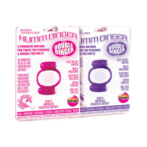 Humm Dinger Double Dinger Cockring (assorted Display) | SexToy.com