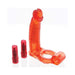 Double Penetrator C Ring W/ Bendable Dildo | SexToy.com