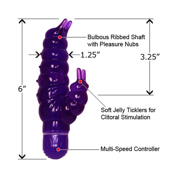 Buzzing Baby Caterpillar Waterproof Vibrator | SexToy.com