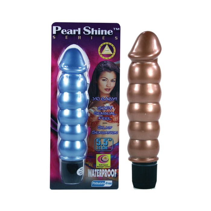 Pearl Sheen Ribbed Vibrator | SexToy.com