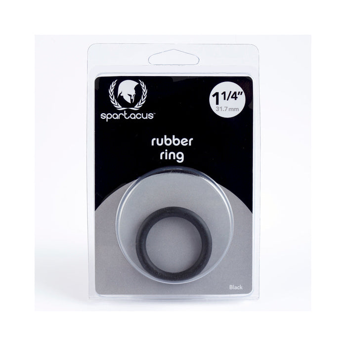 Spartacus Rubber Cock Ring 1.25in. (black) | SexToy.com