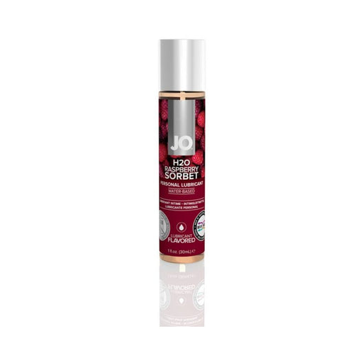 System JO H2O Flavored Lubricant Raspberry 1oz | SexToy.com