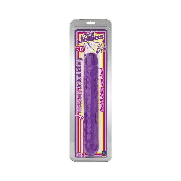 Jellies Jr 12" Double Dong - Purple | SexToy.com