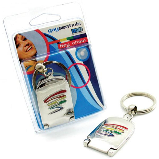 Gaysentials Mirror Key Chain Squiggle | SexToy.com