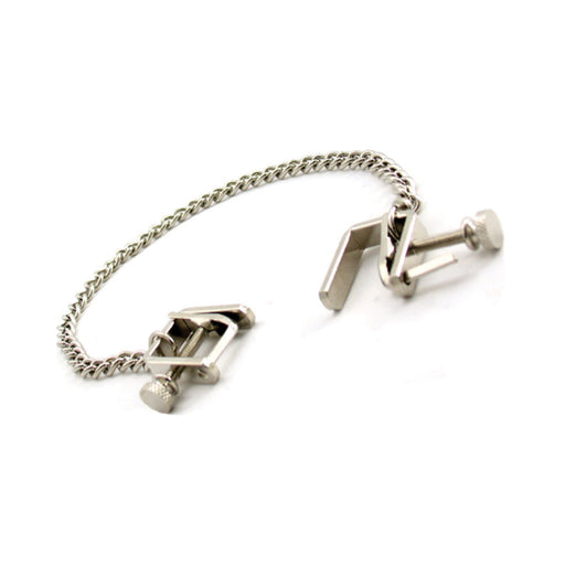 H2H Nipple Clamps Press With Chain Chrome | SexToy.com