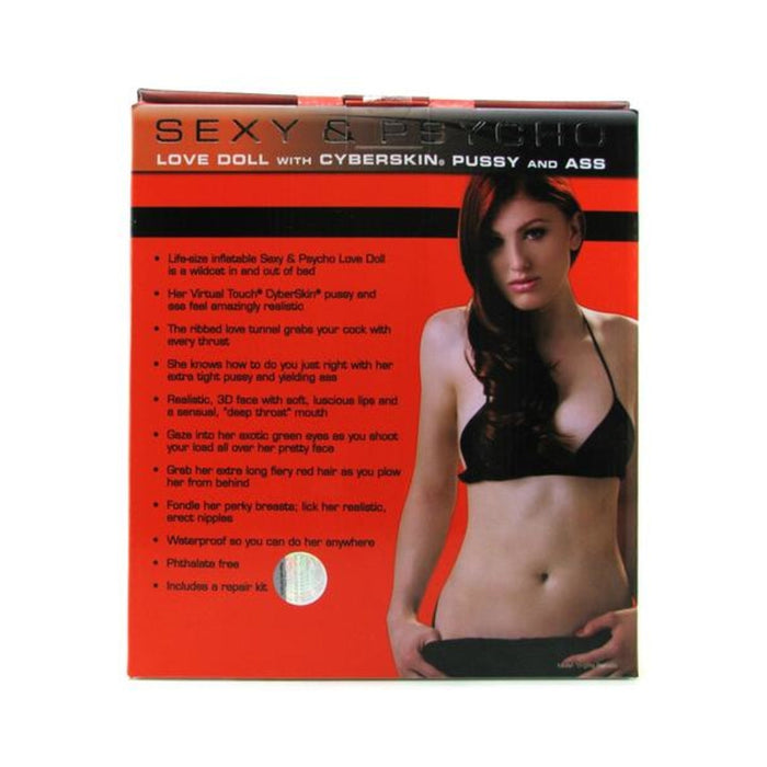 Sexy And Psycho Inflatable Love Doll With Cyberskin Pussy And Ass Masturbators | SexToy.com
