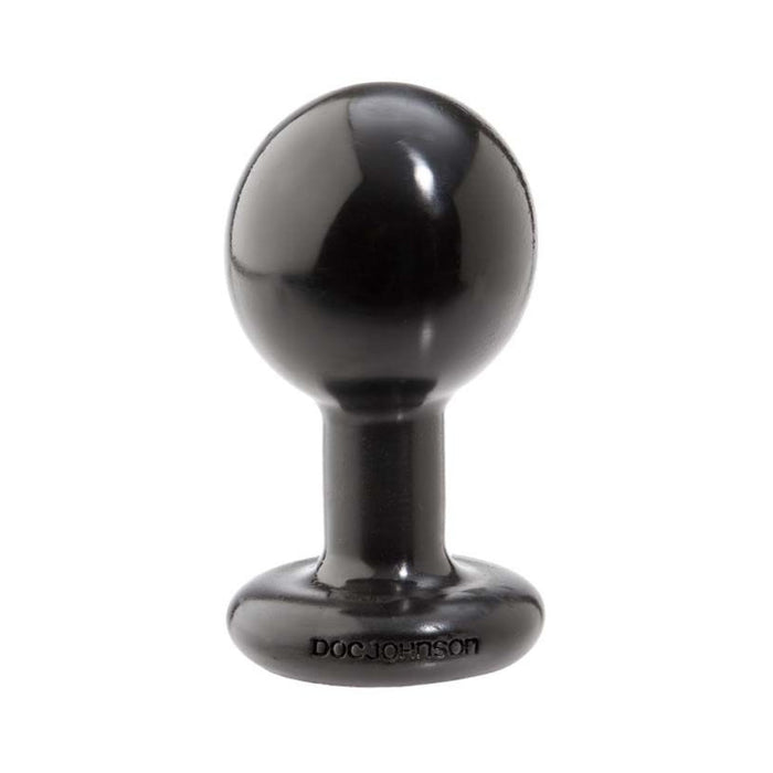 Round Butt Plug Medium Black | SexToy.com