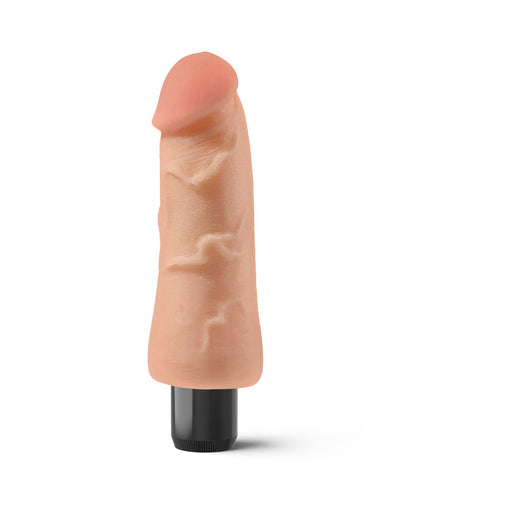 Real Feel Lifelike Toyz No 4 Beige Vibrating Dildo | SexToy.com