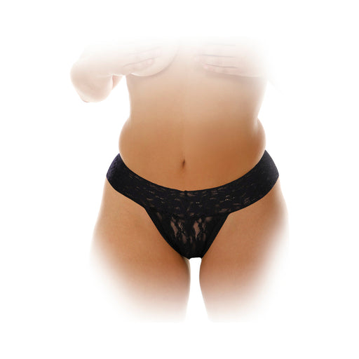 Hanky Spank Me Plus Size Vibrating Panties Black | SexToy.com