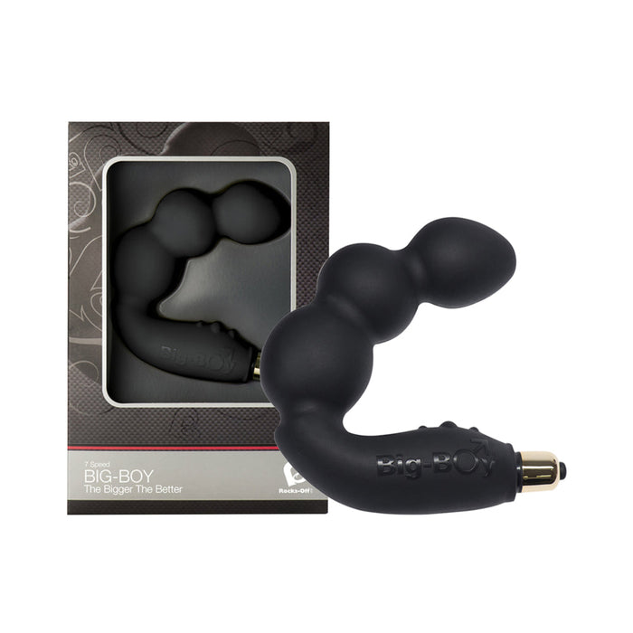 Rocks-off Big-Boy 7 Function P Spot Vibe - Black | SexToy.com