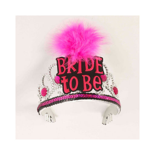 Bride To Be Tiara-Blk/Pink | SexToy.com