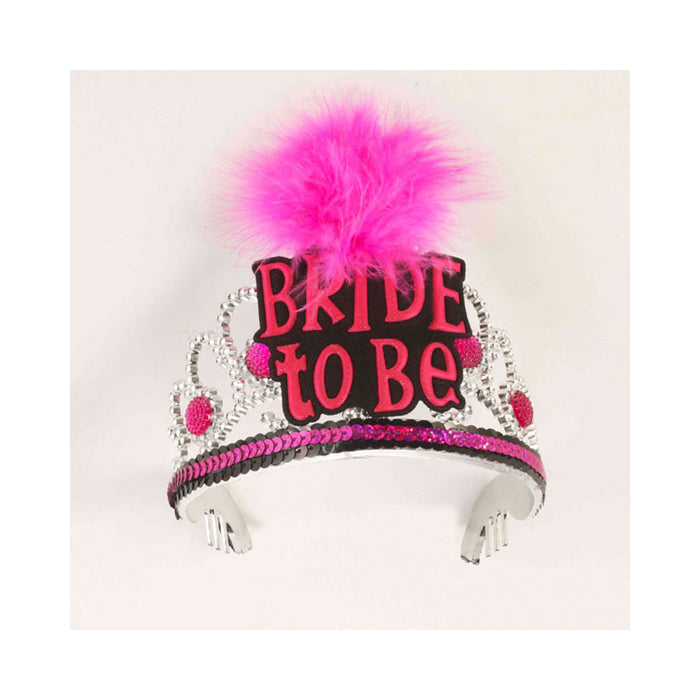 Bride To Be Tiara-Blk/Pink | SexToy.com