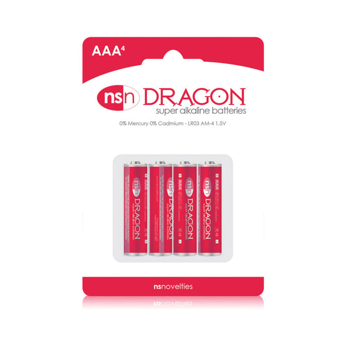 Dragon Alkaline Batteries Size AAA 4 Pack | SexToy.com
