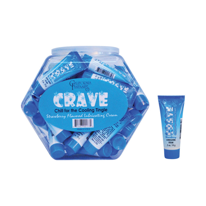 Crave Chill (cooling) Strawberry Flavored Lubricating Cream (bowl Of 36) | SexToy.com