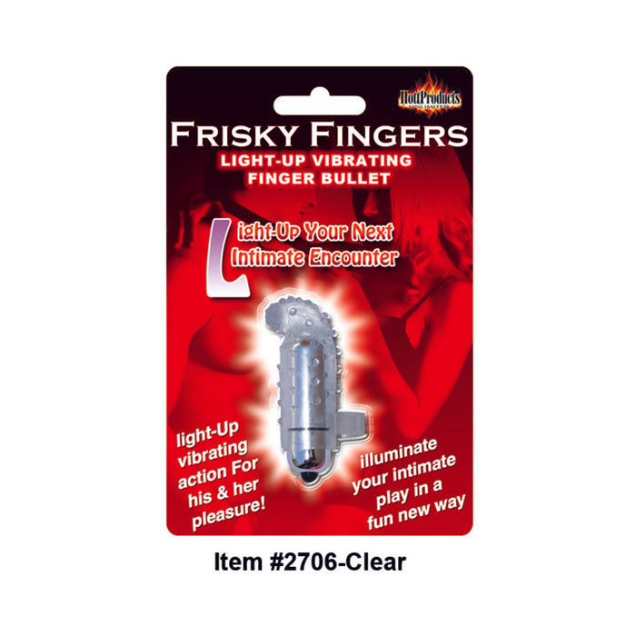 Light Up Frisky Finger - Clear. | SexToy.com