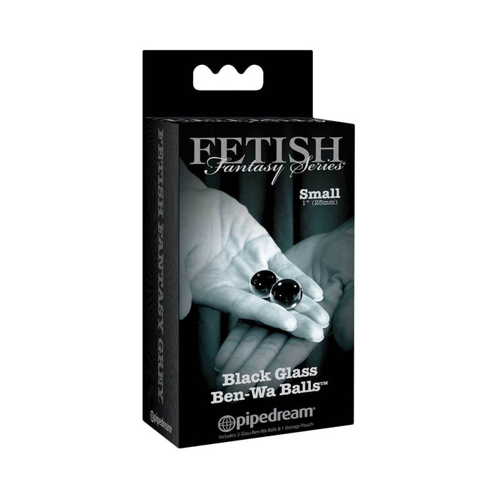 Fetish Fantasy Ltd. Ed. Small Black Glass Ben-wa Balls | SexToy.com