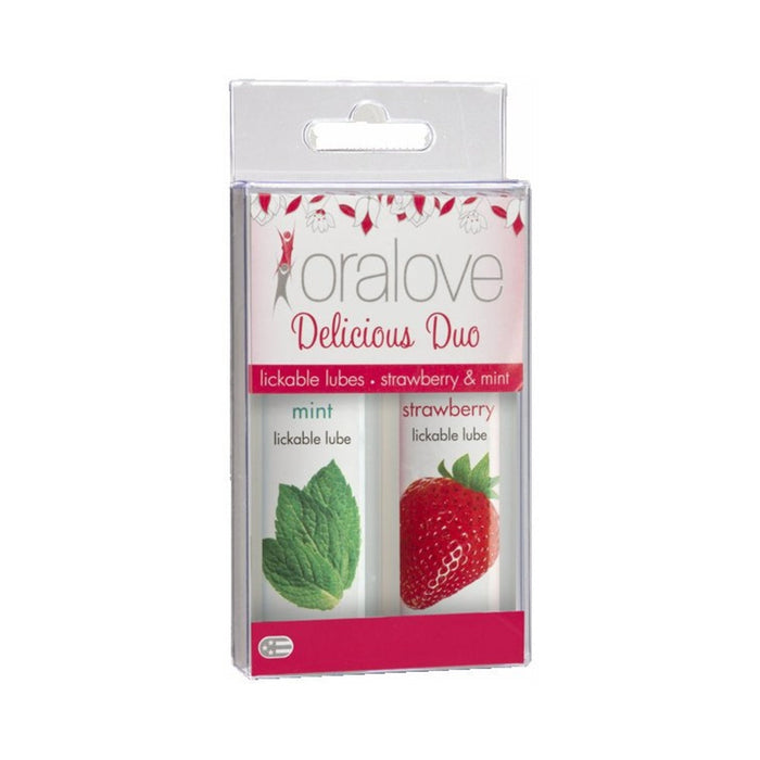 Oralove Delicious Duo Strawberry And Mint | SexToy.com