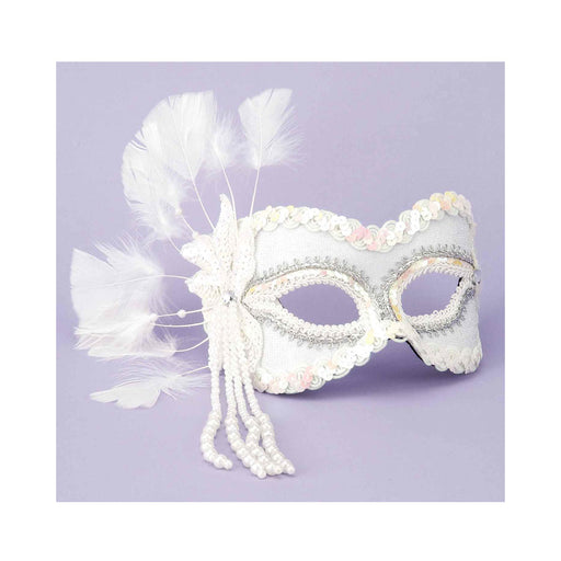 Fantasy Half Mask-White | SexToy.com