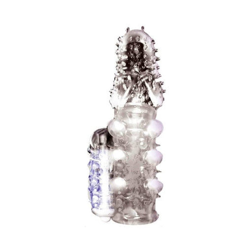 Light Up Extreme Vibrating Pleasure Clear Sleeve | SexToy.com