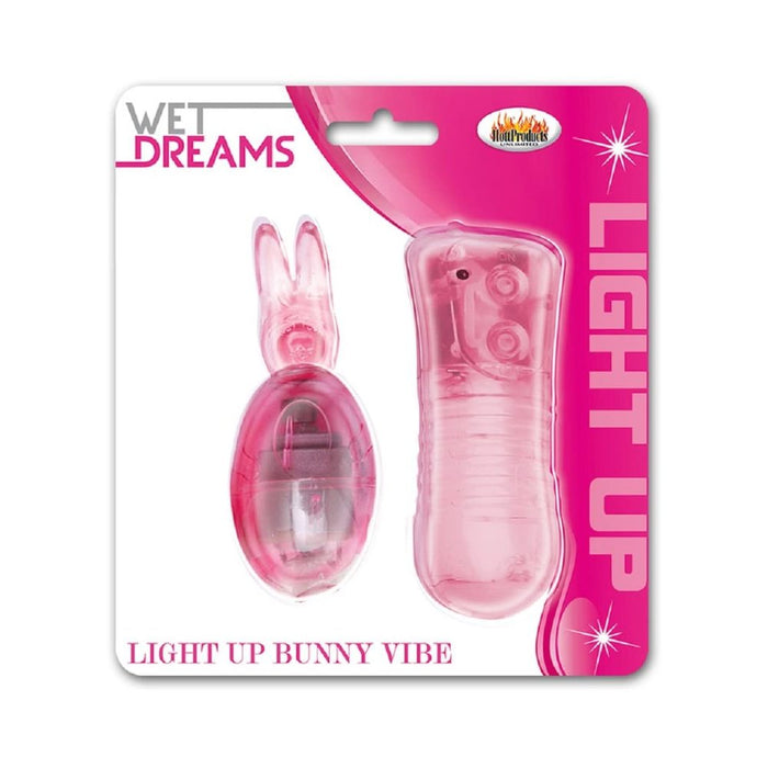 Light Up Orgasmix Bunny Egg Vibrator Pink | SexToy.com