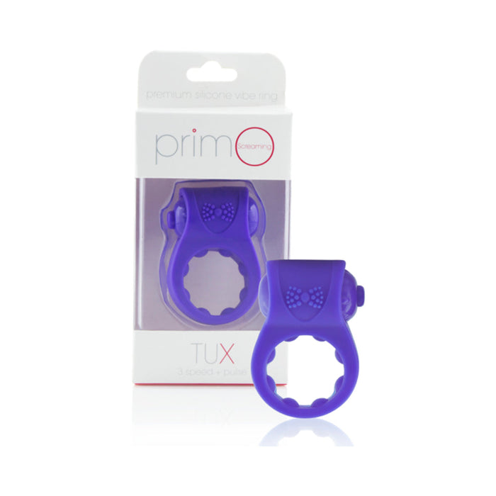 PrimO Tux Blue Vibrating Ring | SexToy.com