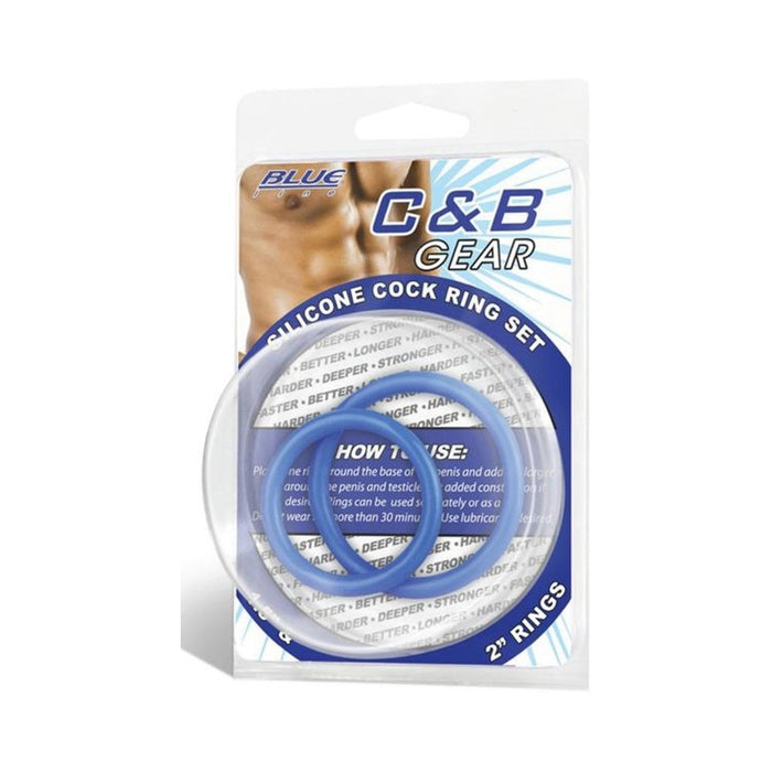 C & B Gear Silicone Cock Ring Set | SexToy.com