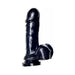 7 inches Thick Cock Balls & Suction Cup Black | SexToy.com