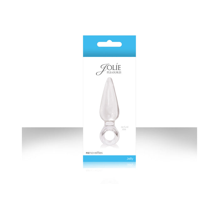 Jolie Pleasures Jellie Mini Butt Plug Clear | SexToy.com