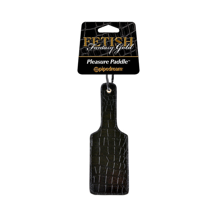 Fetish Fantasy Gold Pleasure Paddle Black | SexToy.com