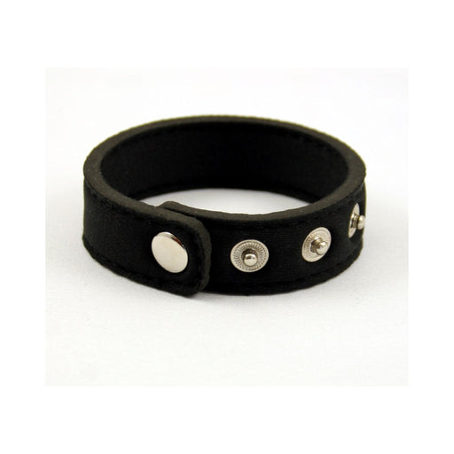 Neoprene Snap Cock Ring Black | SexToy.com