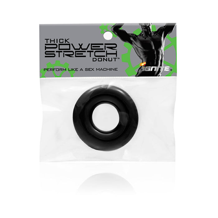 SI Thick Power Stretch Donut Black | SexToy.com