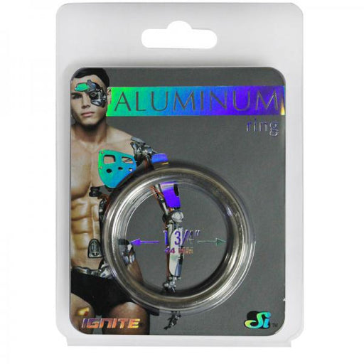 Aluminum Ring - Platinum 1.75" | SexToy.com