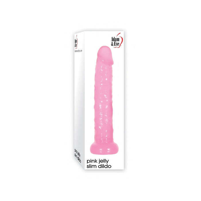 Pink Jelly Slim Dildo Pink | SexToy.com