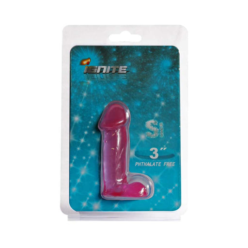 Ignite 3 inches Cock With Balls Purple | SexToy.com