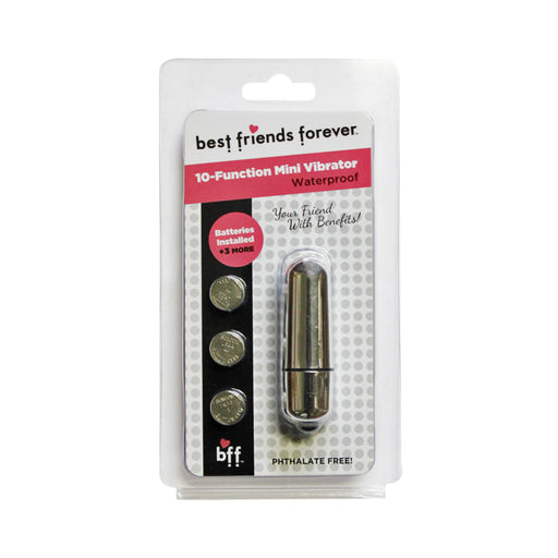 Bff Waterproof Friends W/benefits Bullet Silver 6cm | SexToy.com