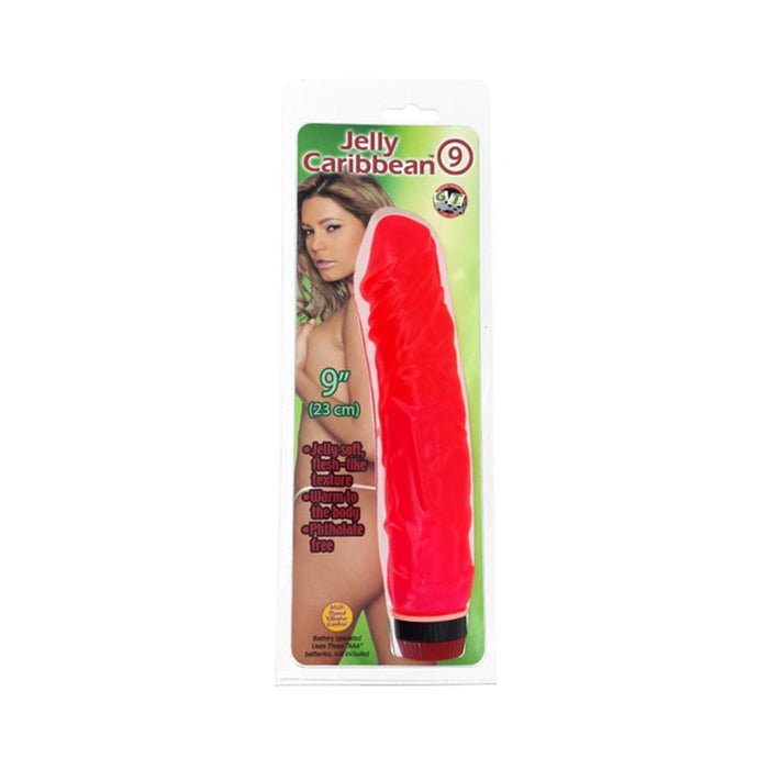 Jelly Caribbean #9 Red Vibrator | SexToy.com