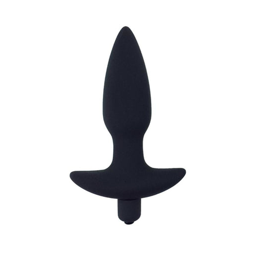 Corked 2 Waterproof Vibrating Medium Butt Plug - Black | SexToy.com