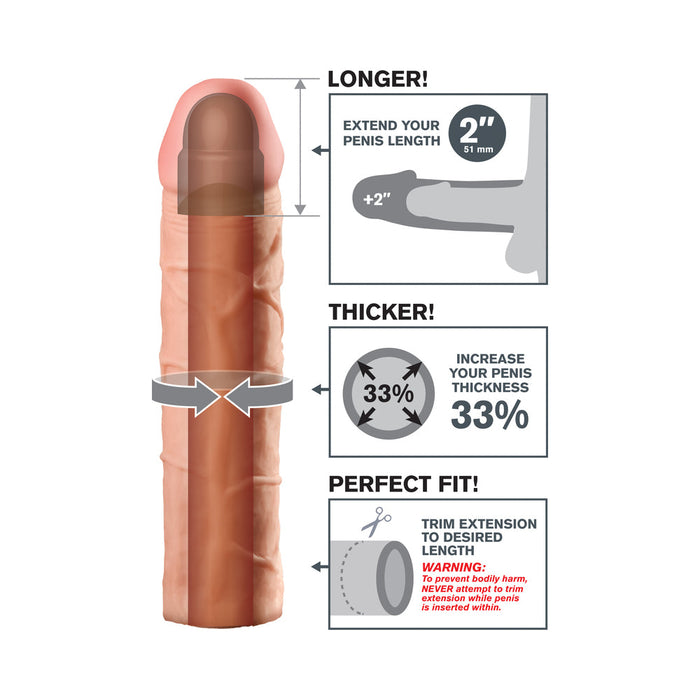 Perfect 2 Inches Extension - Beige | SexToy.com