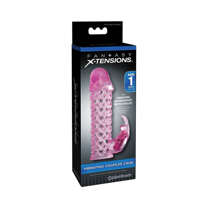 Fantasy Vibrating Couples Cage - Pink | SexToy.com