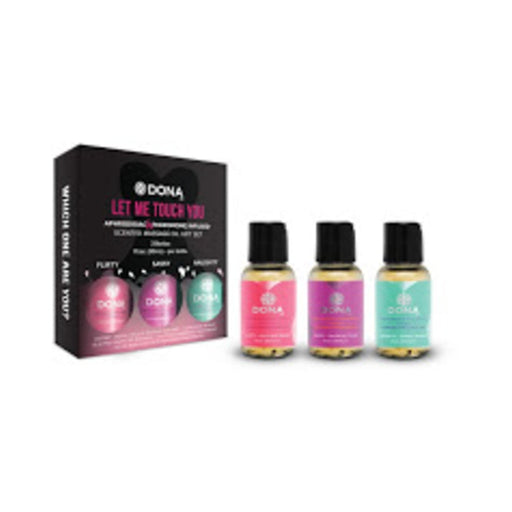 Dona Let Me Touch You Massage Gift Set (scented Massage Oil Trio 3 X 1oz) | SexToy.com