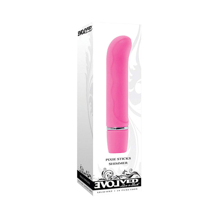 Evolved Pixie Sticks Shimmer Pink Vibrator | SexToy.com