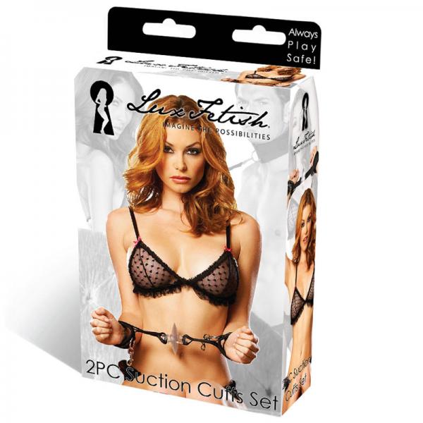 Lux Fetish Sexy Suction Cuffs Black | SexToy.com