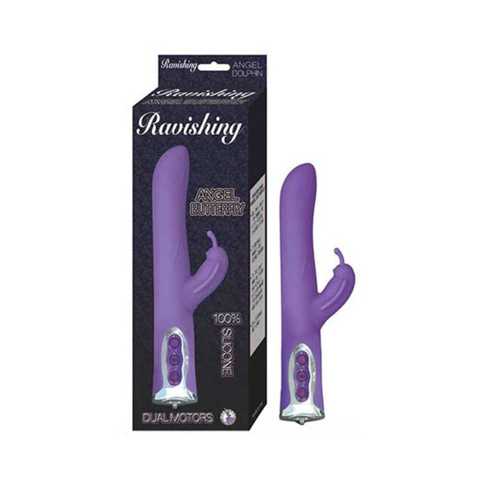 Ravishing Angel Butterfly Silicone 7 Function Waterproof Purple | SexToy.com