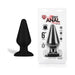 Hustler Anal Silicone Butt Plug 6 inches Black | SexToy.com