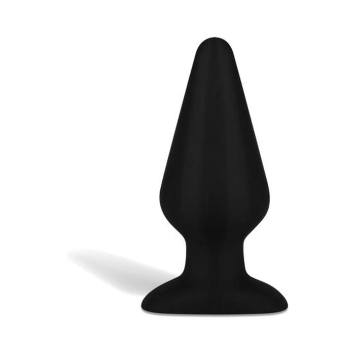 Hustler Anal Silicone Butt Plug 6 inches Black | SexToy.com