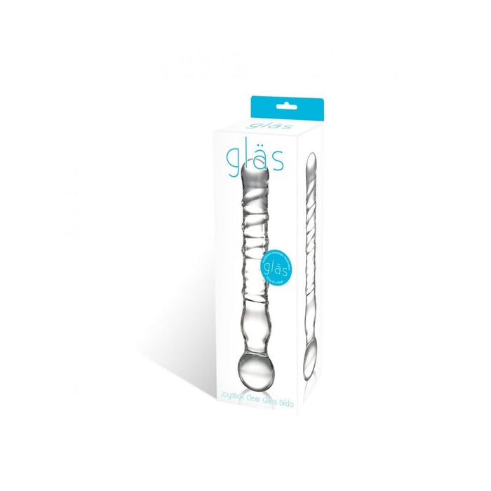 Joystick Glass Dildo Wand Anal & G-Spot Clear | SexToy.com