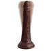 King Cock Elite Vibrating Silicone Dual-density Cock With Remote 7 In. Brown | SexToy.com