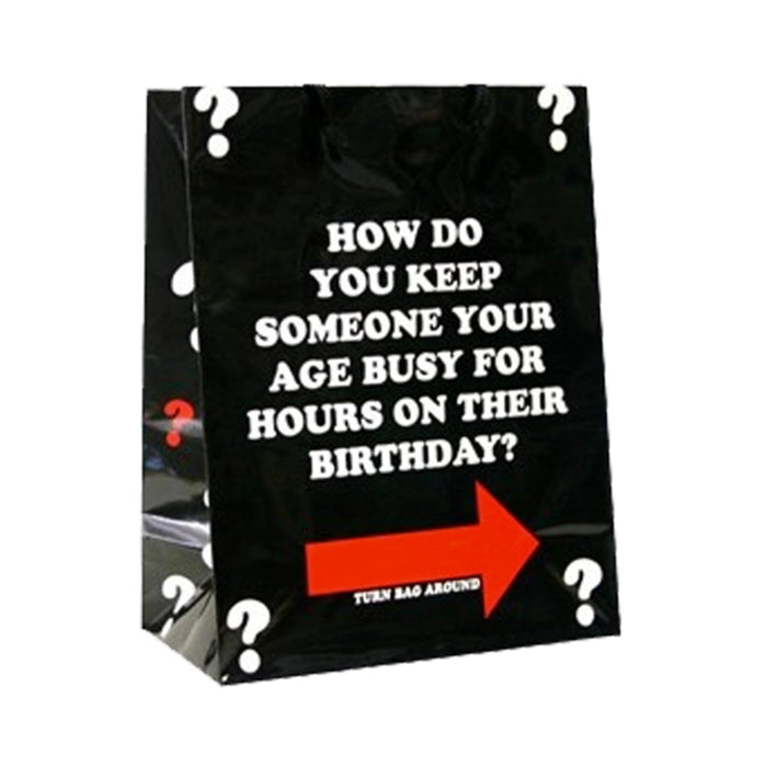 How Do You Keep Someone Your Age Busy Gift Bag | SexToy.com